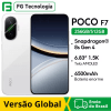 Smartphone Xiaomi Poco F7 5G Snapdragon®8s Gen 4 NFC Bateria 6500mAh Tela 6.83″ AMOLED Câmera 50MP OIS 90W HypeCharge