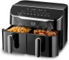 Fritadeira Elétrica sem óleo Air Fryer 8L 1800W 220V com 2 Gavetas de 4L Cada Multi – GO220