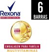Rexona Sabonete Em Barra Multivitaminas 84G 6 Barras