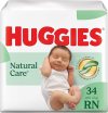 Fralda Huggies NATURAL CARE RN 34 unidades, Branco