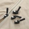 10 peças [Reparador de zíper de metal durável] Kit de reparo universal removível sem ferramentas para mochila/jaqueta/roupas, kit de reparo de zíper, médio
