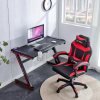 Cadeira Gamers XTreme Supra Ergonômica, Confortável e Design Moderno Estilo para Jogadores Exigentes, Apoio para Cabeça, Braços e Pés, na Cor Preta e Vermelha
