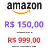 Cupom de R$ 150 em compras acima de R$ 999 para assinantes Prime na Amazon