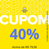 Cupom de 40% acima de R$ 79 limitado em R$ 60 de desconto no Mercado Livre