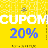 Cupom de 20% acima de R$ 79 limitado em R$ 150 de desconto no Mercado Livre