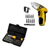 Kit Chaves Jogo Catraca 41 Peças + Parafusadeira Com 11 Bits
