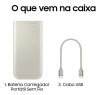 Carregador Portátil 3x Usb-c, 20000mah, Super Rápida 45w
