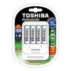 Carregador De Pilhas Aa/aaa Tnhc-6gae4 C/4 Pilhas Aa 2600mah Toshiba
