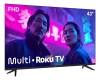 Smart TV Multi Roku 43″ Smart DLED FHD Wi-fi 3 HDMI