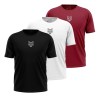 Kit 3 Camisetas Masculina Dry Alpha Lobo Geométrico