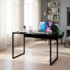 Mesa Escrivaninha Industrial Cabe Em Qualquer Lugar Preto 90 Cm Apartamento Escritório Preto Bee Concept Home