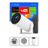 Mini Projetor Hy300 Android 4k Portátil Wi-fi Bluetooth Hdmi Usb Cinema Em Casa Compacto Alta Resolução Full Hd Smart Projetor Davely Celular Notebook Games Apresentação