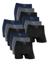 Kit Com 12 Cuecas Boxer Masculina Adulto Basica Sem Costura