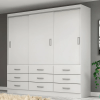 Guarda-roupa Casal Isabela 3 Pt 9 Gv Branco