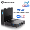 Mini PC MLLSE M2 Air Intel N4000 J3710 6GB RAM 128GB SSD Wi-FI 5 Bluetooth USB Windows 11