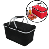 Cesta Térmica 30 Litros Bolsa Piquenique Dobrável Cooler Praia Lanche Camping Picnic