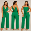 macacão mais vendidos calça pantalona casual longo veste 2 versões laço na cintura novidade da moda tendência