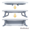 Super Banheira Infantil Antiderrapante KaBaby Cinza