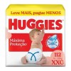 Huggies Fralda Descartável Máxima Proteção XXG – 112 Un