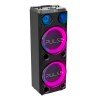 Torre De Som Pulse Double Sp508 Bluetooth Usb Led 2300w Preto