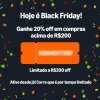 Cupom de 20% acima de R$ 200 com desconto máximo de R$ 200 na Amazon