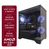 Computador Gamer CertoX STREAM AMD AQ 1013 TC AMD Ryzen 5 5600GT Radeon Graphics 8GB DDR4 256GB SSD C/3 Fans Linux