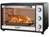 Forno Elétrico de Bancada Mondial com Timer – 52L Preto e Prata Grand Family II FR-52