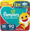 Fralda Pampers Supersec M – 90 fraldas