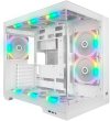 Gabinete Gamer Redragon Wideload Pro – Mid Tower, USB 3.0+2.0, Aquário, Vidro Panorâmico – Branco