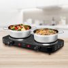 Elgin, Fogão Elétrico Portátil Cooktop de Mesa, 1 Boca, 5 opções de temperatura, 1000W, Preto, 110V