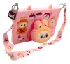 Tablet Infantil 7 Pol 8gb 128gb Android 12 Wi-fi Capa Labubu Rosa
