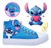 Tenis Infantil Botinha Lilo E Stitch Menina Com Chaveirinho