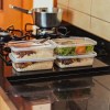 Jogo 10 Potes Para Alimentos 800ml Bpa Free Envio Imediato Transparente