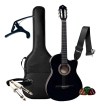 Kit Violao Eletrico Giannini Nf14 Nylon Acessórios Completo