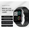 Relógio Smartwatch Qcy Watch Gtc S1 Bluetooth 5.0 Ipx8 Cor da pulseira Preto