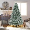 Árvore De Natal Luxo Pinheiro Neve Pinheiro 1,8m 1200 Galhos Árvores De Natal