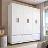 Guarda-roupa Bartira Ilhéus Com Cabideiro – Branco