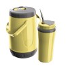 Kit Tereré completo Copo Térmico 650mL + Garrafa Térmica jarra Pavia c/ bomba de inox 2.5L p/ terere Mate Cuia Unitermi