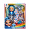 Boneca Skyler Blue com lodo e animal de estimação 28 cm 4+ Rainbow High