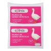 Kit 2 Travesseiros Pluma De Ganso Sintética Confortavél Branco