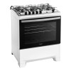 Fogão 5 Bocas Dako Supreme Com Mesa Em Inox Branco Bivolt