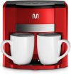 Cafeteira Elétrica Dupla 2 Xícaras 300ml 127V 500W Vermelho Multi – GO047