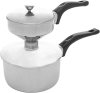 LYOR – Cuscuzeira Individual de Aço Inox 25cm x 12cm x 17,5cm