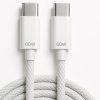 Cabo USB-C Tipo C 60w Trançado De Nylon Compativel com Iphone 15,15 Pro/Max, Compativel iphone16,16 Pro/Max IOS/Android Certificado Premium Reforçado