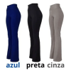 Calça FLARE Leg Feminina Boca Sino Bailarina Legging Cintura Média Suplex, Tecido Leve e Duradouro, P/Academia, Fitness, Dia a Dia, Trabalho ou Casual – Dandi Modas