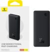 Carregador Portátil Baseus Digital Display Power Bank carregamento rápido 15W/22.5W (Preto 15W, 10000 Milliamp Hours)