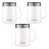 Kit 3 Caneca Térmica 414ml Conserva Quente Branco Contigo Branco