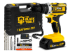 Parafusadeira E Furadeira Impacto The Black Tools Tb-21pw 3/8 Cor Amarelo Frequência 50/60 Hz