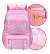 Mochila Infantil Feminina Acolchoado Fofo Reforçada Bolso