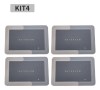 Kit4 Tapetes Para Banheiro Tapete Mágico Ultra Para Absorção